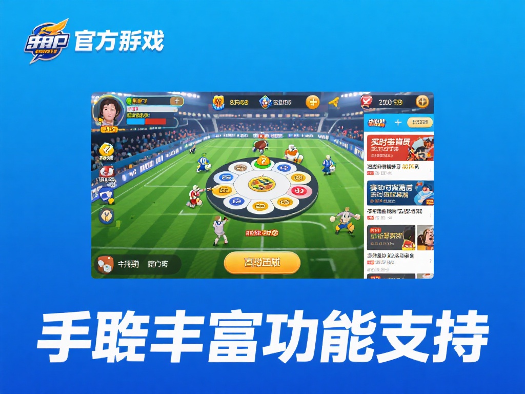 丰富功能支持：通过下载官方手游，用户可以参与赛事竞